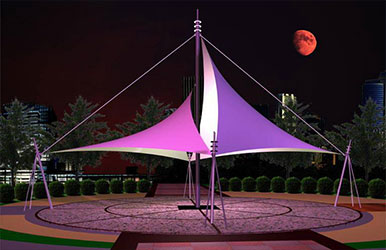 廣場(chǎng)張拉膜